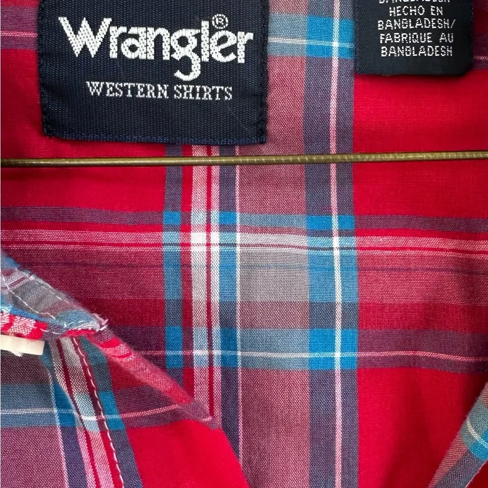 Wrangler Pearl‎ Snap Vintage/ Classic Short Sleeve Shirt